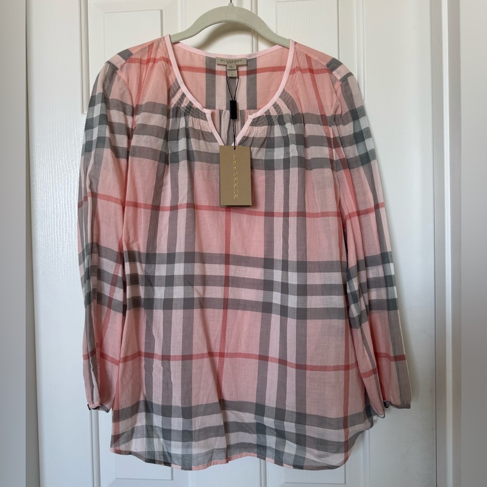 Burberry Plaid Top